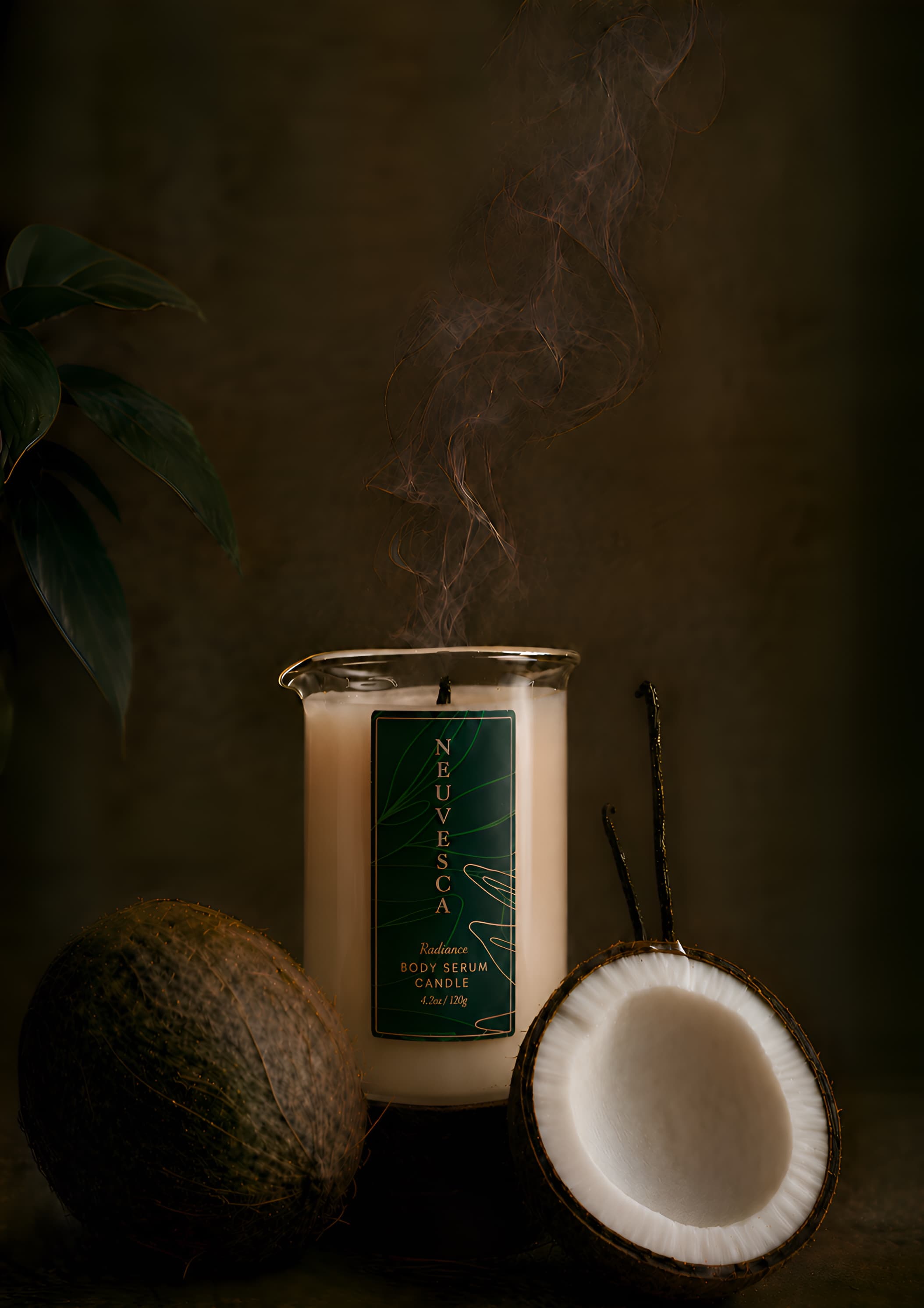 Body serum candle