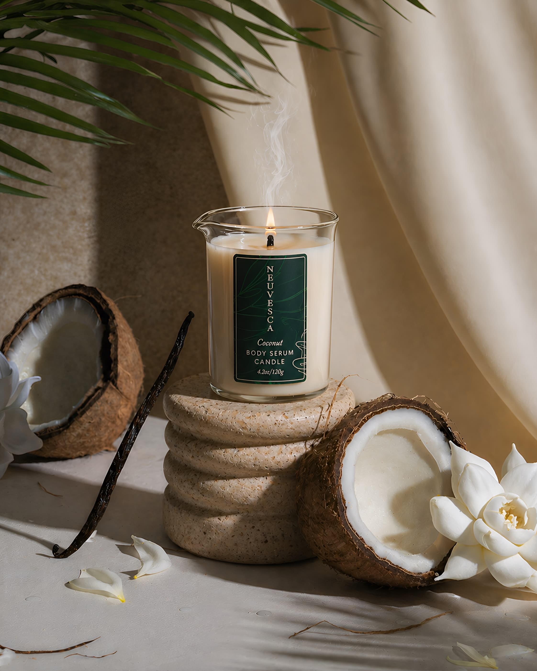 Body serum candle