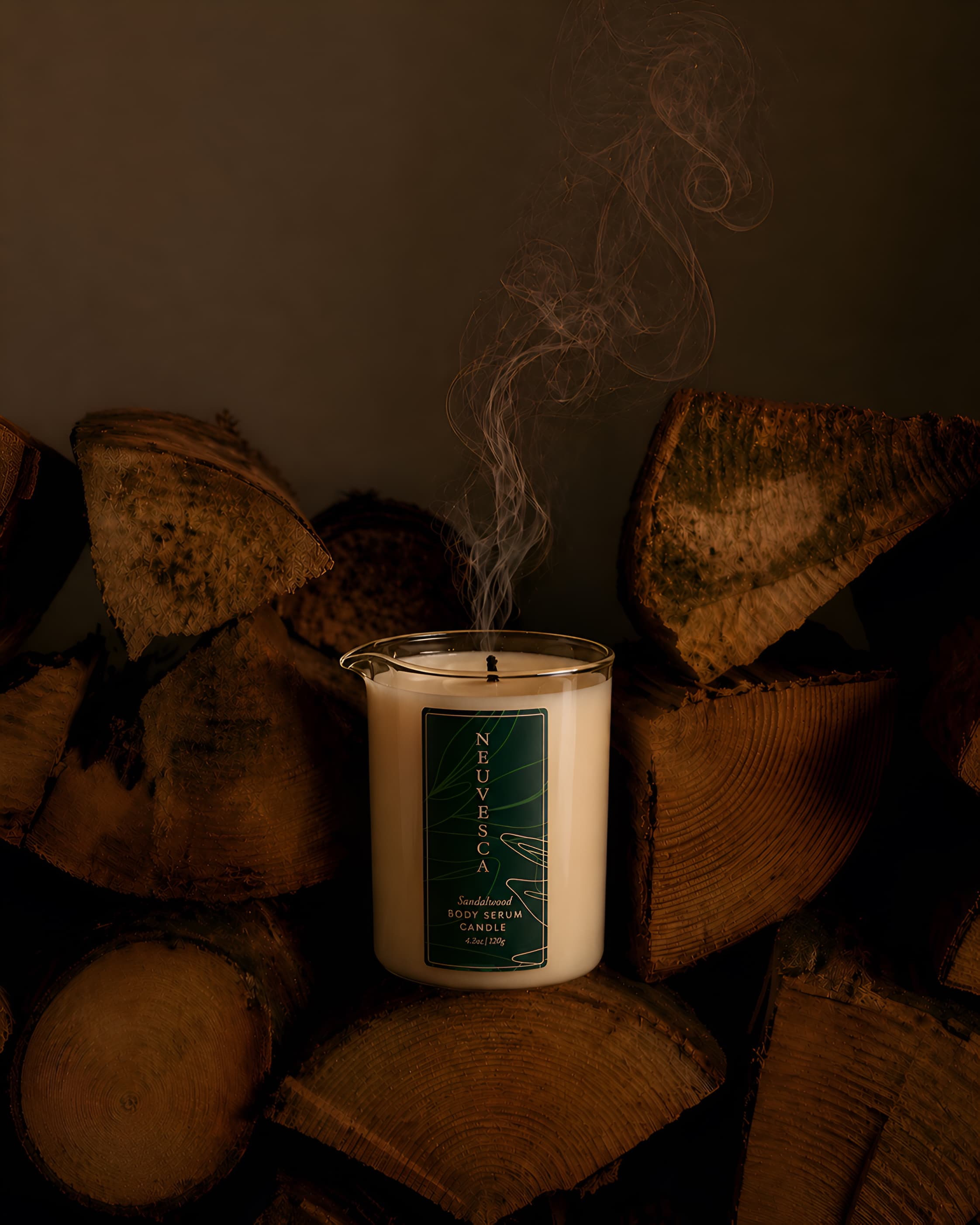 Body serum candle
