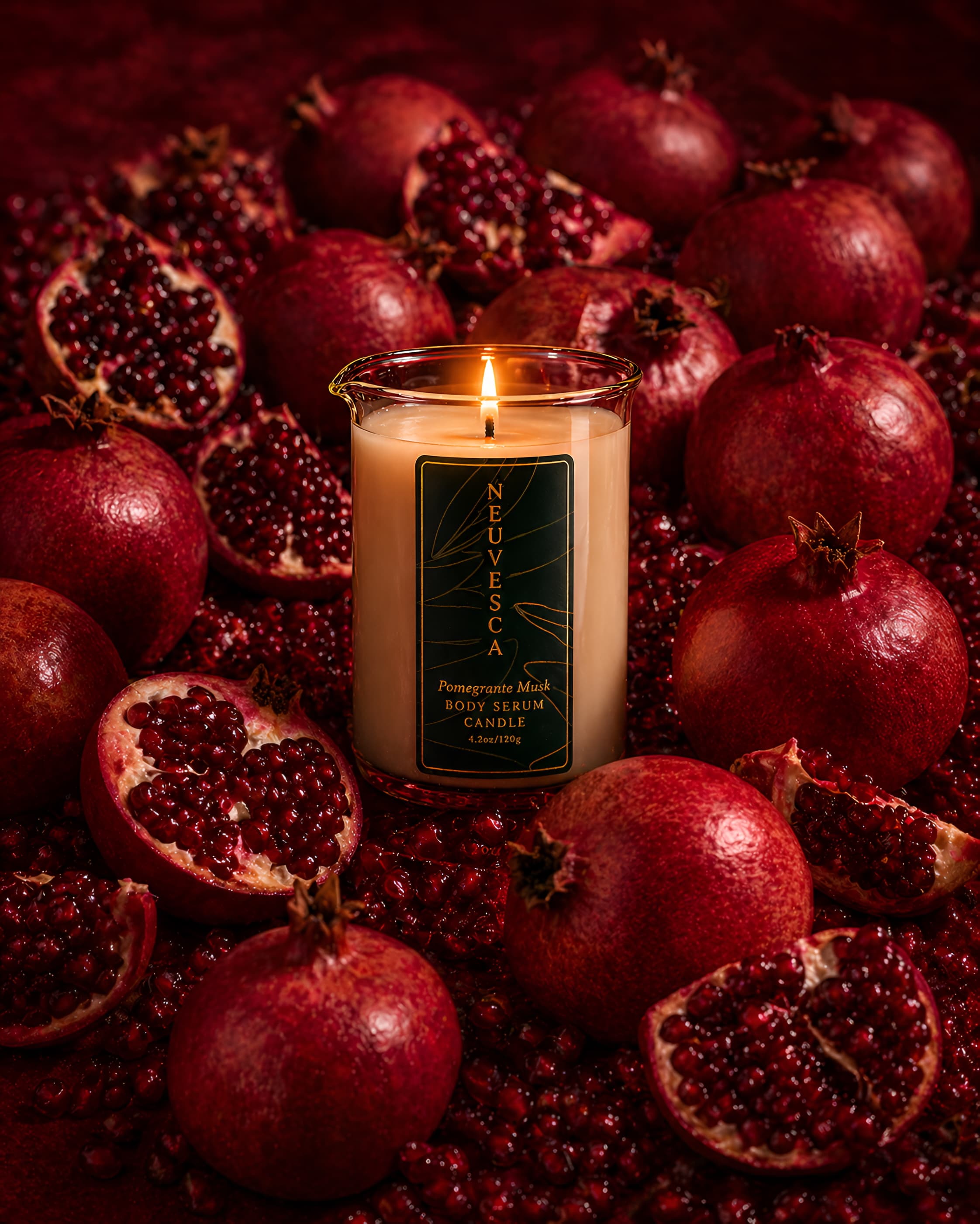 Body serum candle