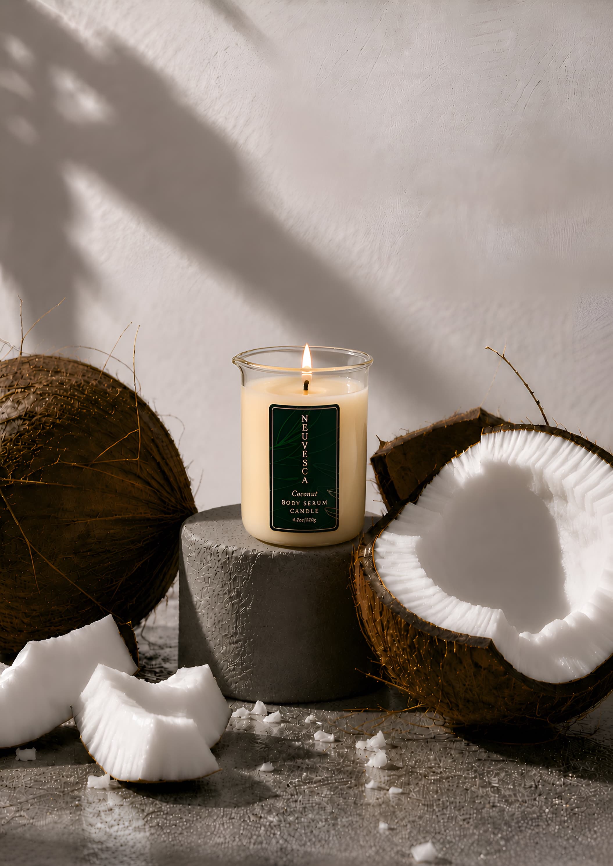 Body serum candle