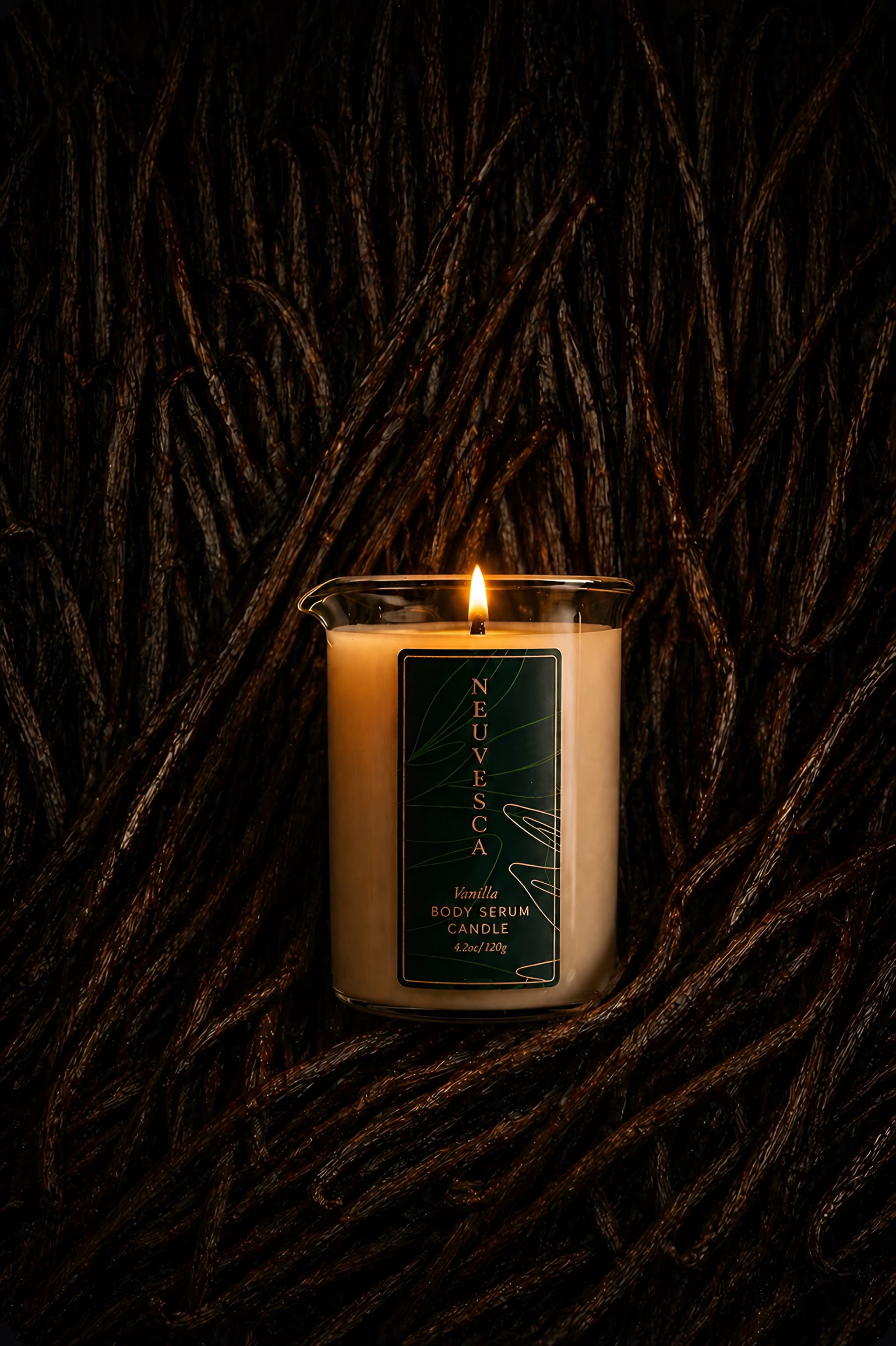 Body serum candle